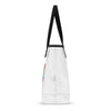 Clear Tote Bag Stadium or Beach Ready with Colorful Butterfly, Created by Women’s Fiction & Romance Author Juliet Gauvin
