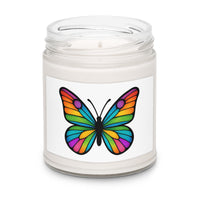 Soy Scented Candle with Colorful Butterfly, Created by Women’s Fiction & Romance Author Juliet Gauvin