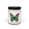 Soy Scented Candle with Colorful Butterfly, Created by Women’s Fiction & Romance Author Juliet Gauvin