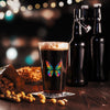 Pint Glass with Colorful Butterfly, Created by Women’s Fiction & Romance Author Juliet Gauvin