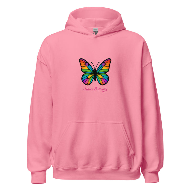 Colorful Butterfly Hoodie, Created by Women’s Fiction & Romance Author Juliet Gauvin