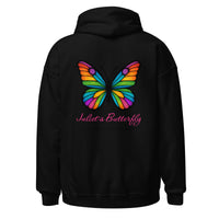 Colorful Butterfly Hoodie, Created by Women’s Fiction & Romance Author Juliet Gauvin