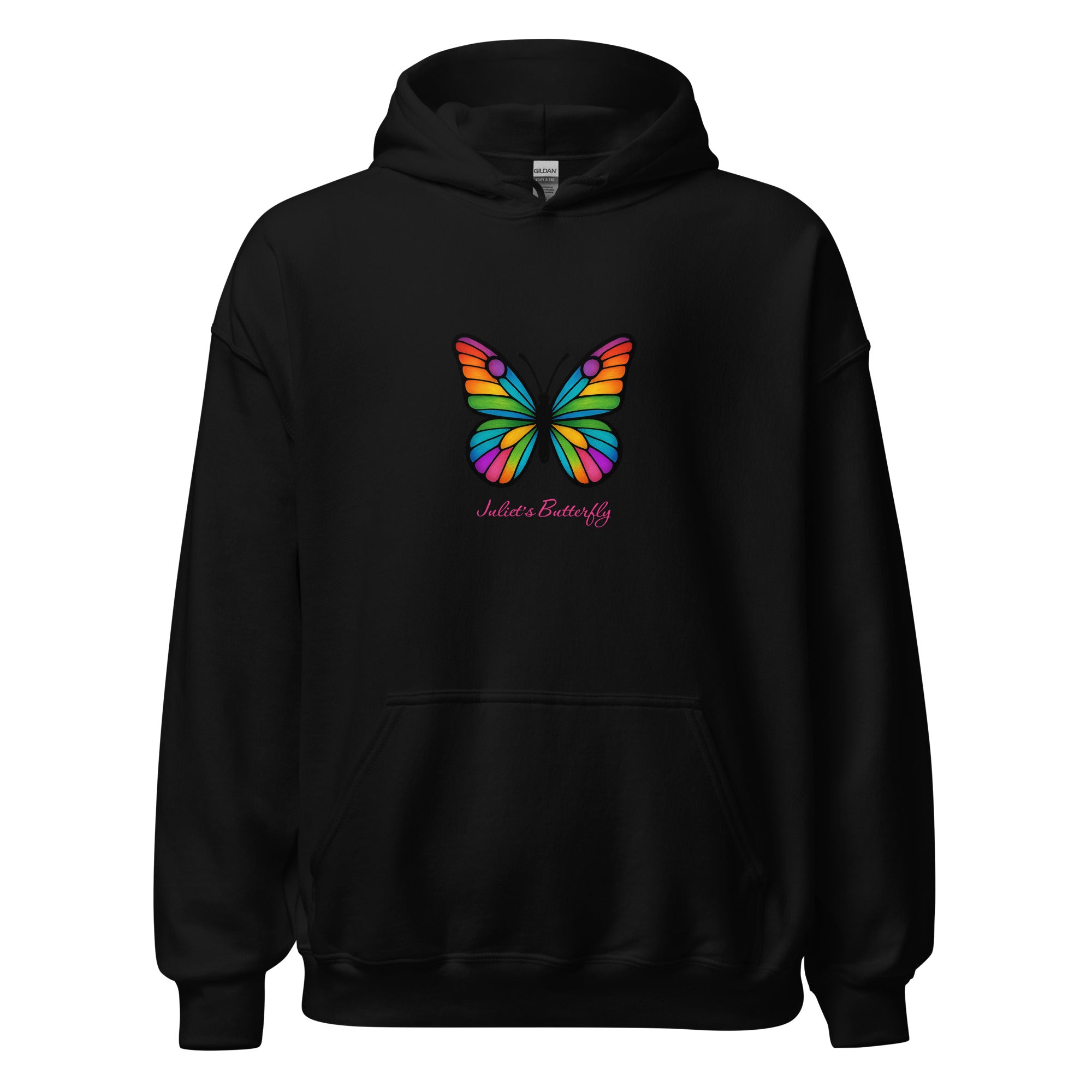 Colorful Butterfly Hoodie, Created by Women’s Fiction & Romance Author Juliet Gauvin