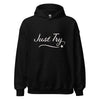 From Christmas Romance Love and The Irish Gallery, the words “Just Try” on a Hoodie, Created by Women’s Fiction & Romance Author Juliet Gauvin