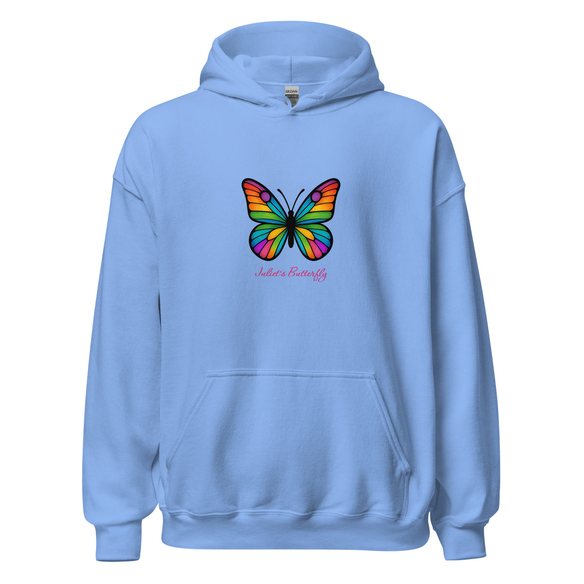 Colorful Butterfly Hoodie, Created by Women’s Fiction & Romance Author Juliet Gauvin