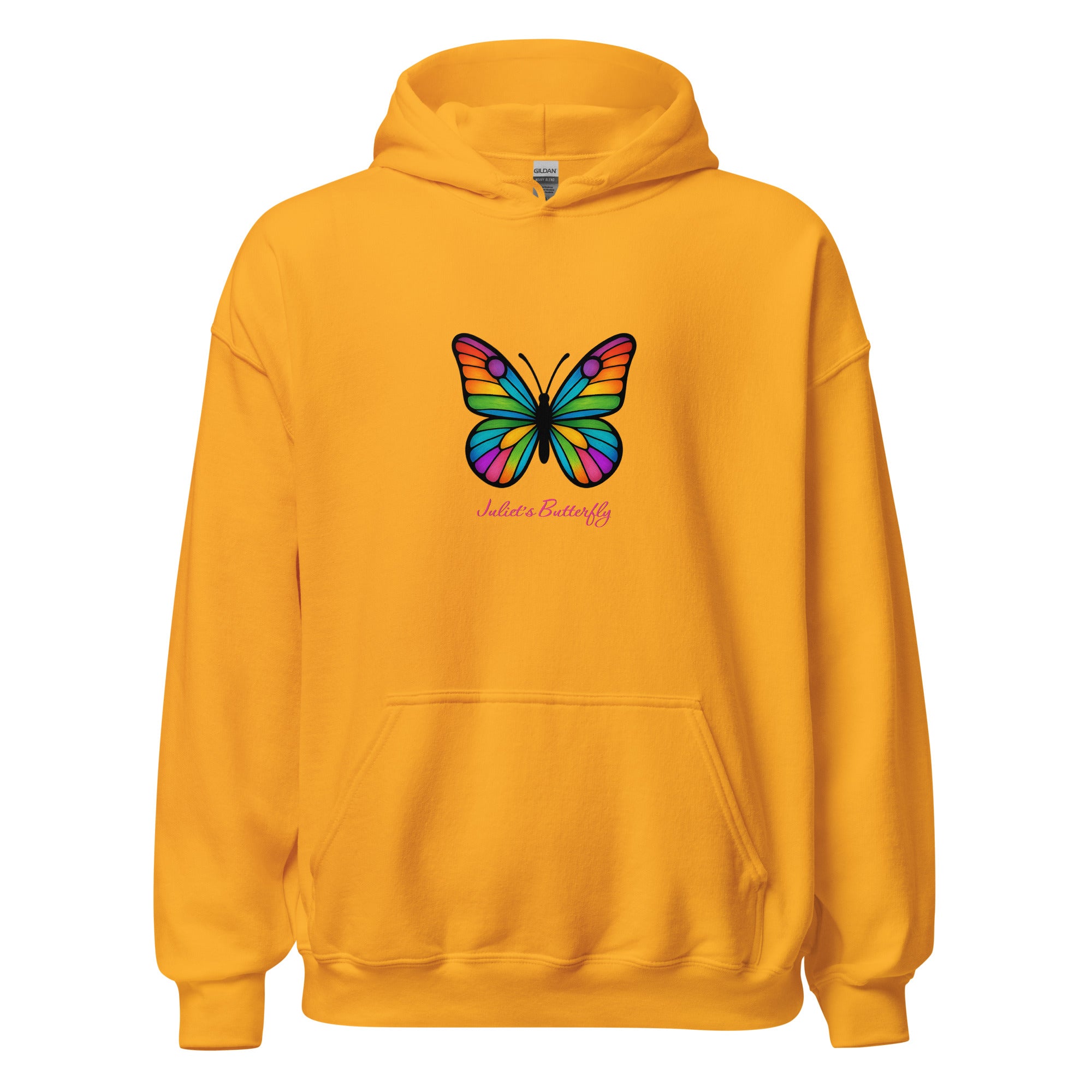 Colorful Butterfly Hoodie, Created by Women’s Fiction & Romance Author Juliet Gauvin