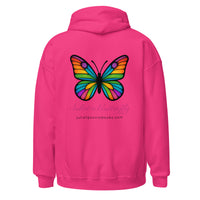 Colorful Butterfly Hoodie, Created by Women’s Fiction & Romance Author Juliet Gauvin