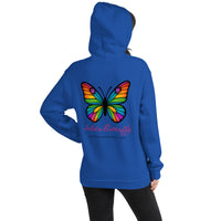 Colorful Butterfly Hoodie, Created by Women’s Fiction & Romance Author Juliet Gauvin