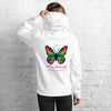 Colorful Butterfly Hoodie, Created by Women’s Fiction & Romance Author Juliet Gauvin