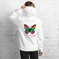 Colorful Butterfly Hoodie, Created by Women’s Fiction & Romance Author Juliet Gauvin