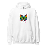 Colorful Butterfly Hoodie, Created by Women’s Fiction & Romance Author Juliet Gauvin
