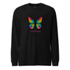 Colorful Butterfly Long Sleeve Shirt, Created by Women’s Fiction & Romance Author Juliet Gauvin