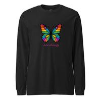 Colorful Butterfly Long Sleeve Shirt, Created by Women’s Fiction & Romance Author Juliet Gauvin
