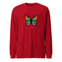 Colorful Butterfly Long Sleeve Shirt, Created by Women’s Fiction & Romance Author Juliet Gauvin