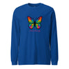 Colorful Butterfly Long Sleeve Shirt, Created by Women’s Fiction & Romance Author Juliet Gauvin
