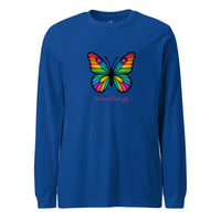Colorful Butterfly Long Sleeve Shirt, Created by Women’s Fiction & Romance Author Juliet Gauvin