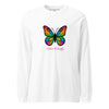 Colorful Butterfly Long Sleeve Shirt, Created by Women’s Fiction & Romance Author Juliet Gauvin
