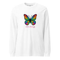 Colorful Butterfly Long Sleeve Shirt, Created by Women’s Fiction & Romance Author Juliet Gauvin
