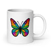 Colorful Butterfly Mug, Created by Women’s Fiction & Romance Author Juliet Gauvin