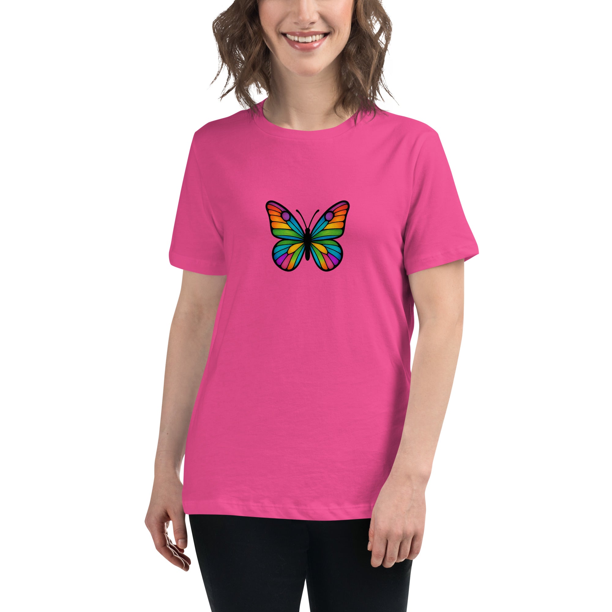 Colorful Butterfly T-shirt, Created by Women’s Fiction & Romance Author Juliet Gauvin