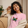 Colorful Butterfly T-shirt, Created by Women’s Fiction & Romance Author Juliet Gauvin