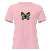 Colorful Butterfly T-shirt, Created by Women’s Fiction & Romance Author Juliet Gauvin