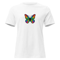 Colorful Butterfly T-shirt, Created by Women’s Fiction & Romance Author Juliet Gauvin