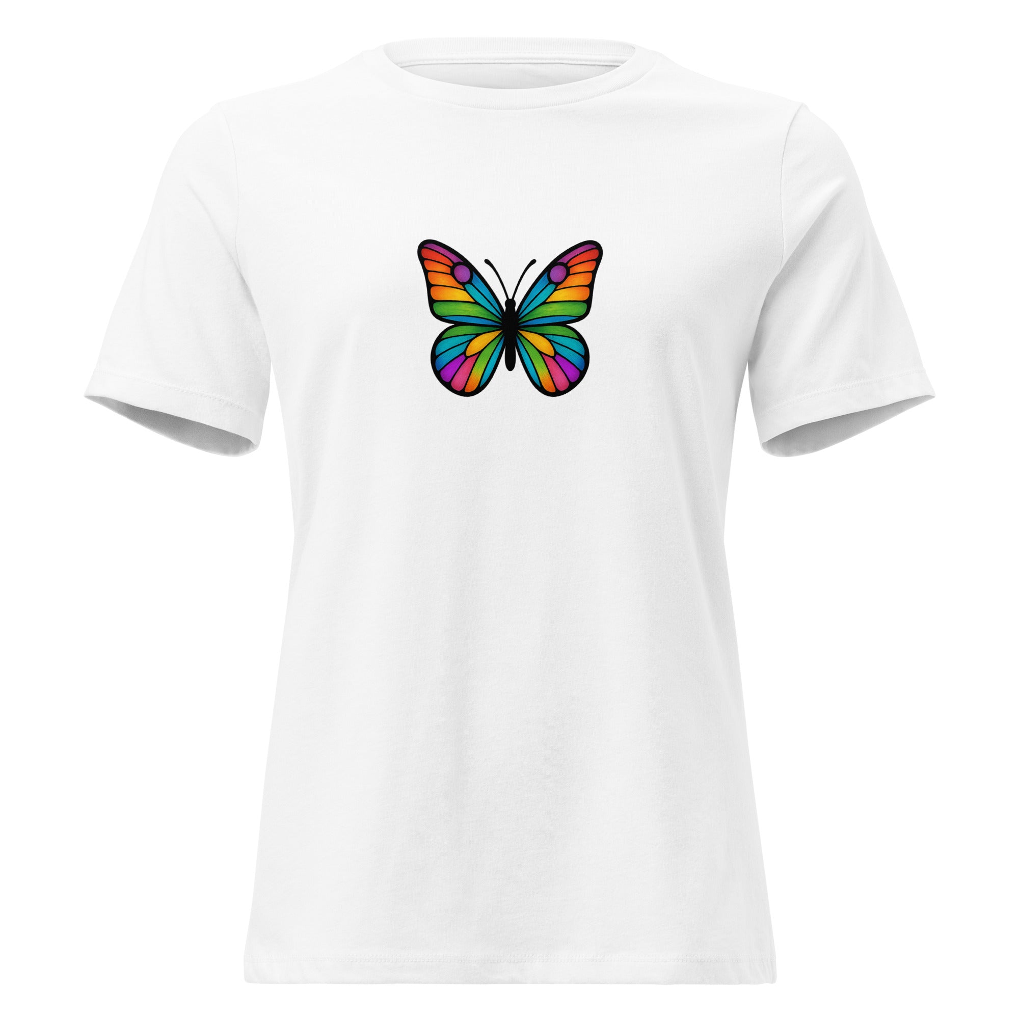 Colorful Butterfly T-shirt, Created by Women’s Fiction & Romance Author Juliet Gauvin